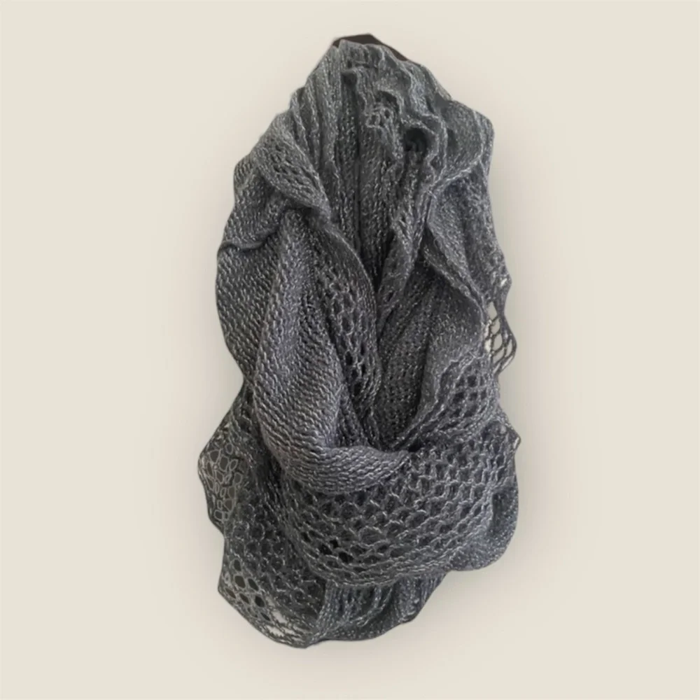Gray Infinity Scarf